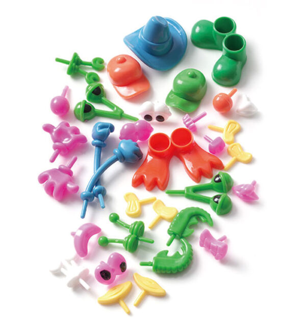 Lustige Körperteile für Knetfiguren – Bild 3