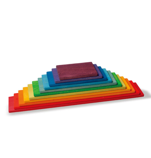 Holzspiel - Regenbogenplatten