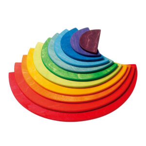 Holzspiel - Regenbogen Halbkreise