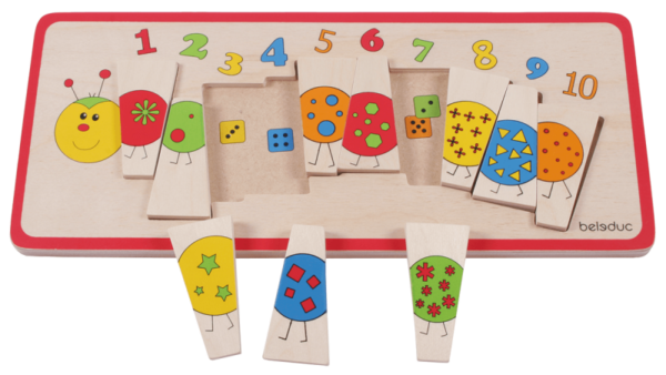 Legepuzzle „Zahlenraupe“ – Bild 2