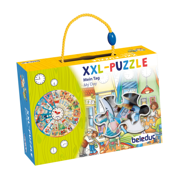 XXL Lernpuzzle „Mein Tag“
