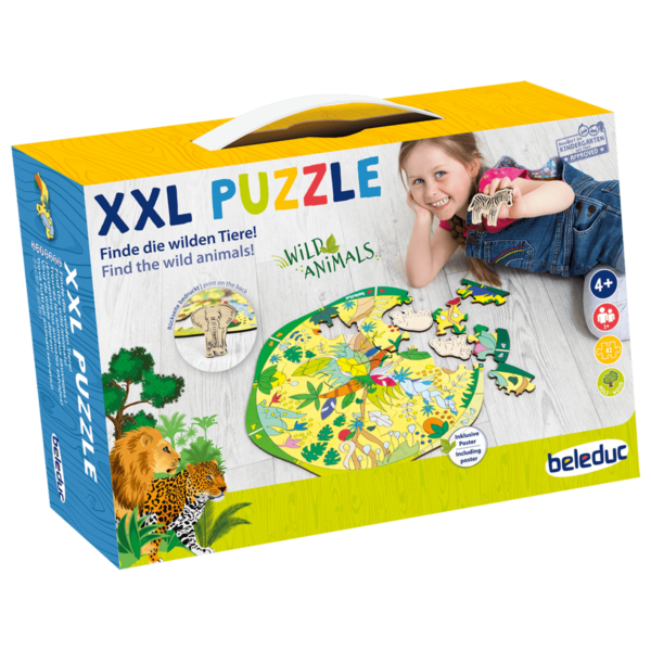 XXL Puzzle „Wild Animals“ (Video)