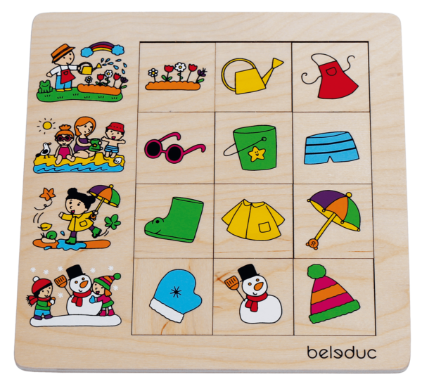 Sortierpuzzle „Jahreszeiten“