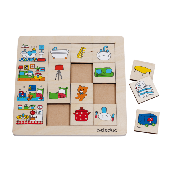 Sortierpuzzle „Unser Zuhause“