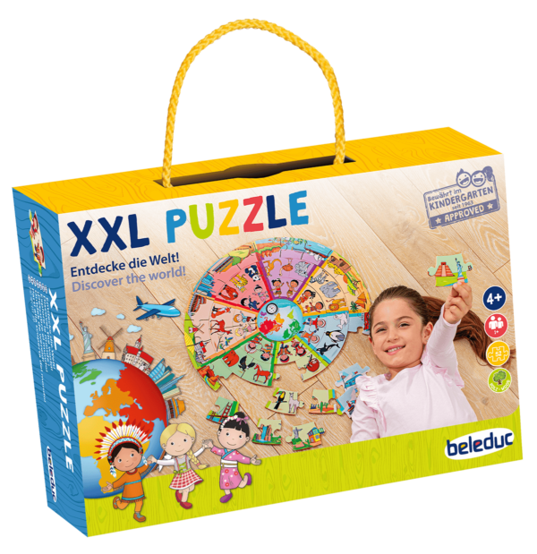 XXL Lernpuzzle „Entdecke die Welt“