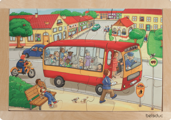 Rahmenpuzzle „Stadt“