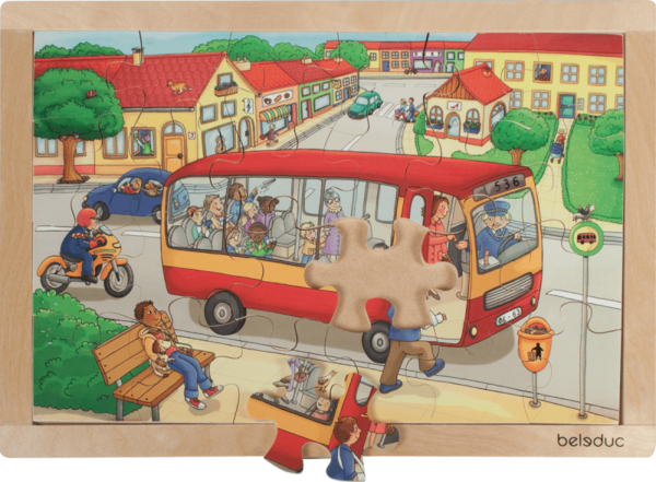 Rahmenpuzzle „Stadt“ – Bild 2