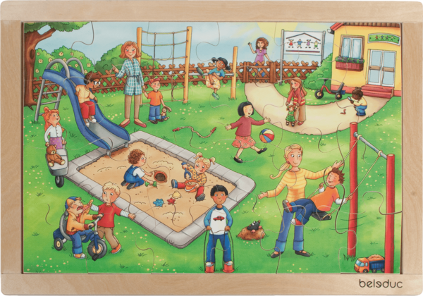 Rahmenpuzzle „Kindergarten“