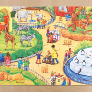 Rahmenpuzzle „Tierpark“