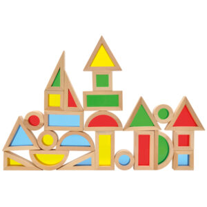 Blocks mit Regenbogenfarben