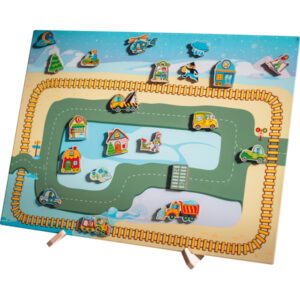Mega-Magnettafel Winter
