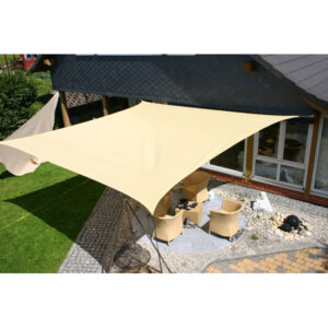Sonnensegel 3,5 x 4,5 beige