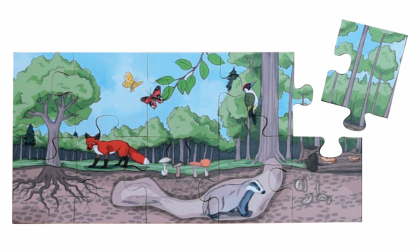Bodenpuzzle „Entdecke den Wald“ – Bild 2