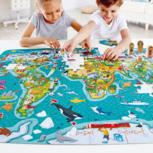 Puzzlespiel “Weltreise”