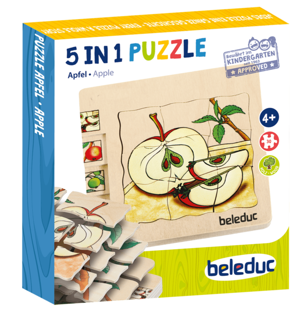 Lagen-Puzzle „Apfel“