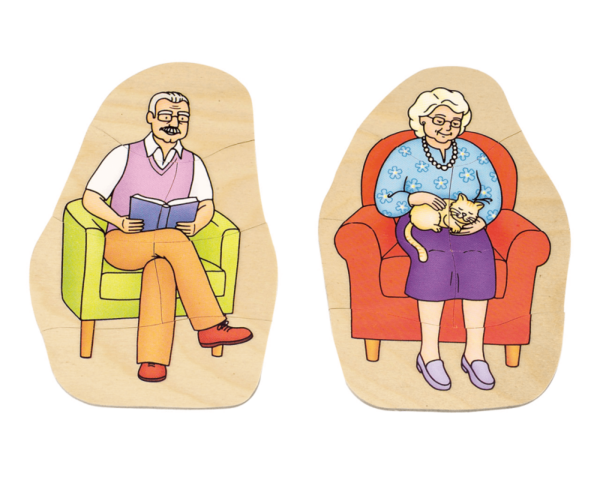 Lagen-Puzzle “Oma + Opa” – Bild 2