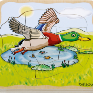 Lagen-Puzzle „Ente“