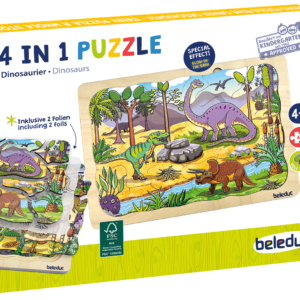 Lagen-Puzzle "Dinosaurier" (Video)