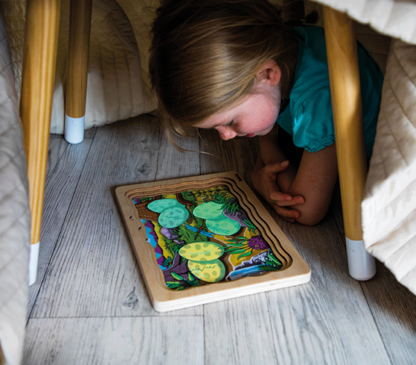 Lagen-Puzzle "Dinosaurier" (Video) – Bild 4