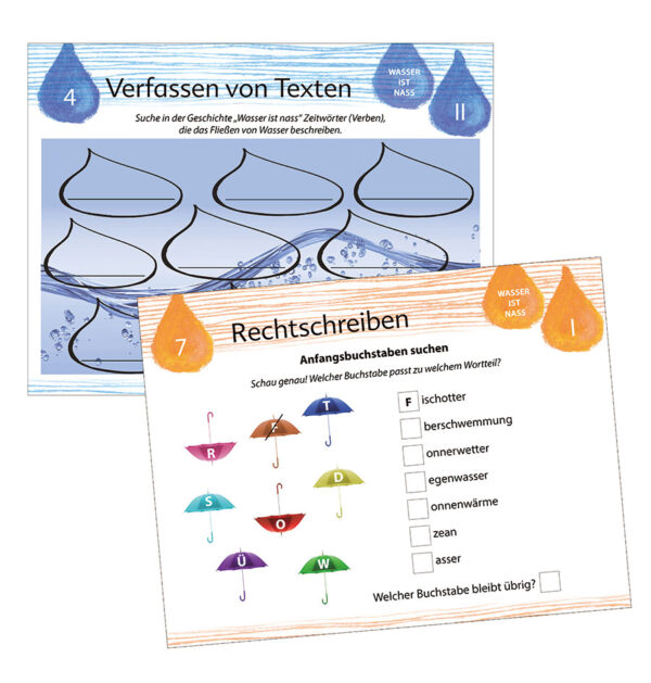 Wasser ist nass – Grundstufe 1 +2 inkl. Lesebuch – Bild 2