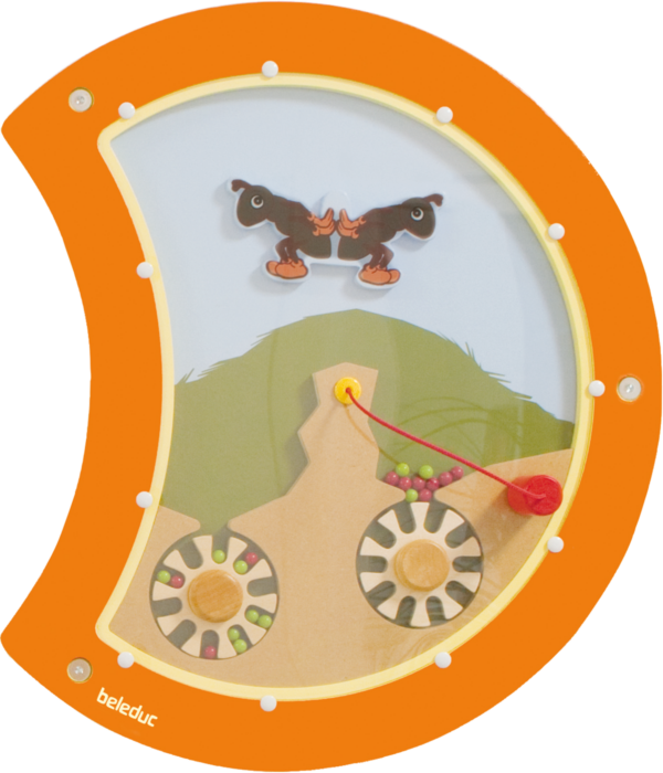 Wandspielobjekt Raupe „Waage“