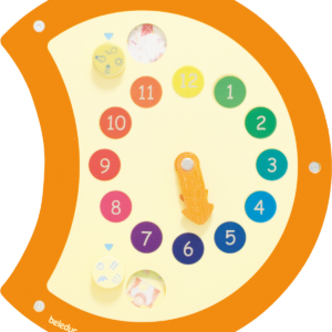 Wandspielobjekt Raupe „Uhr“