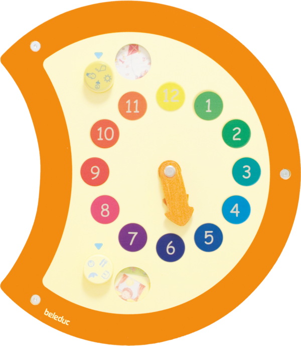 Wandspielobjekt Raupe „Uhr“