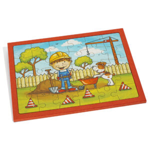 Holz Puzzle - Baustelle