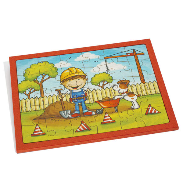 Holz Puzzle - Baustelle