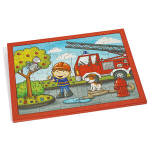 Holz Puzzle - Feuerwehr