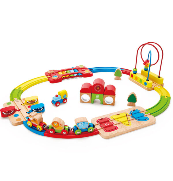 Regenbogen Puzzle Eisenbahn