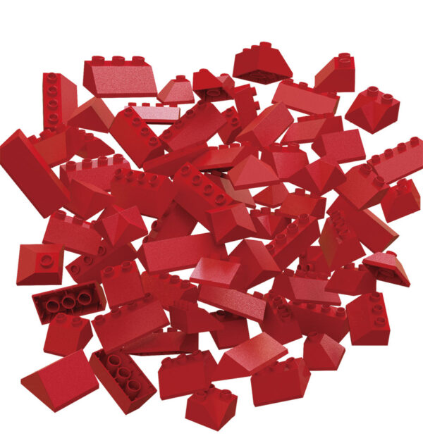 124-teiliges Dachsteine Set