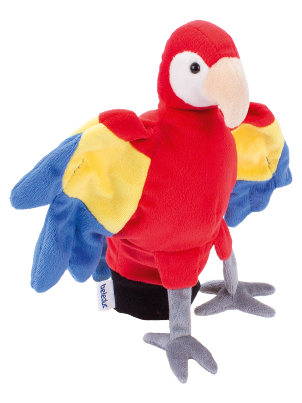 Handpuppe „Papagei“