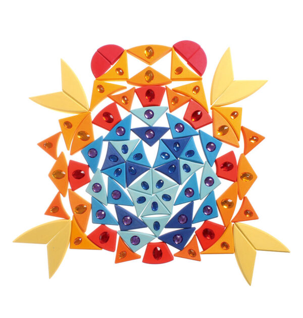 Holzspiel - Glitzermandala Sonne – Bild 2