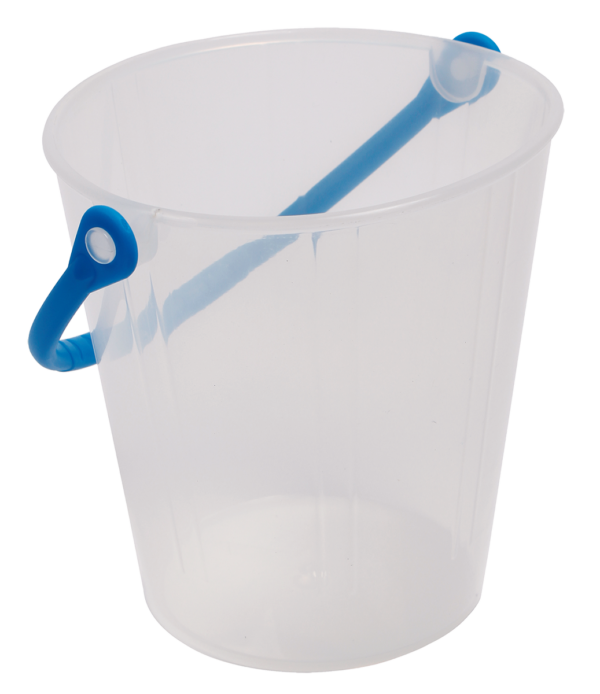 Eimer, transparent