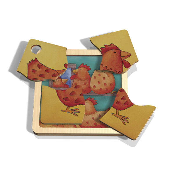 Minipuzzle – Huhn – Bild 2