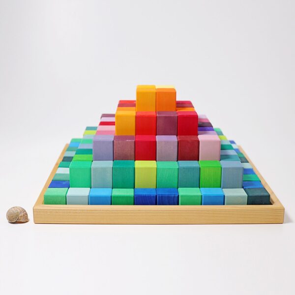 Holzspiel - Große Stufenpyramide