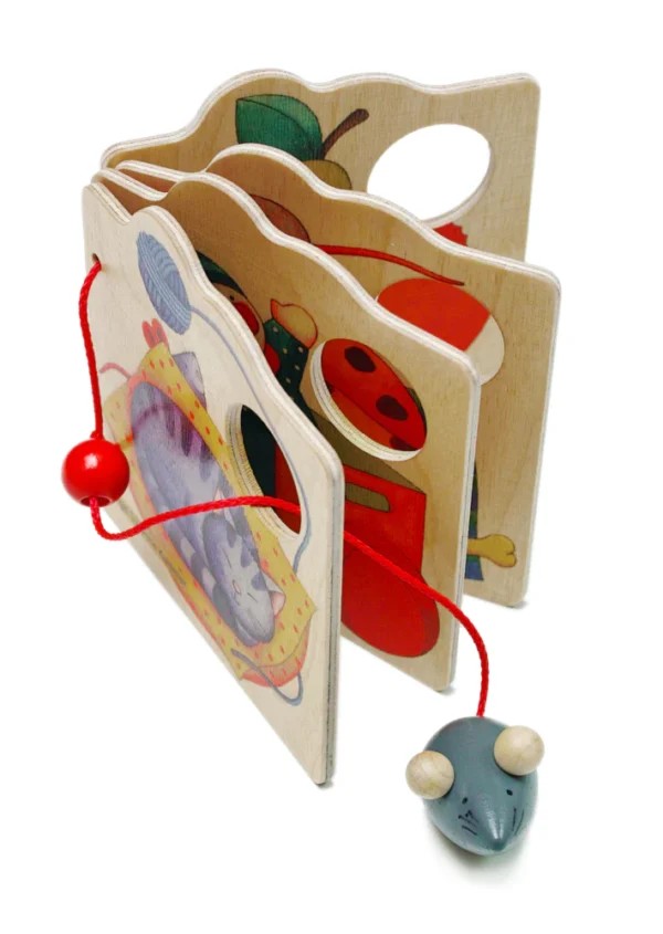 Holzbilderbuch "Maus"