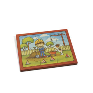 Holzpuzzle 6tlg - 4er Set