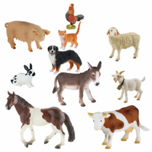 Spielfiguren Bauernhoftiere 10-tlg.