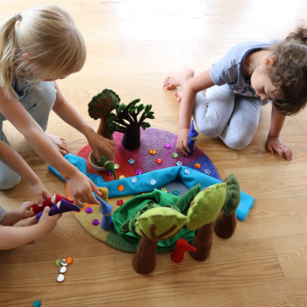 Holzspiel - Filzbäume 6er Set – Bild 2