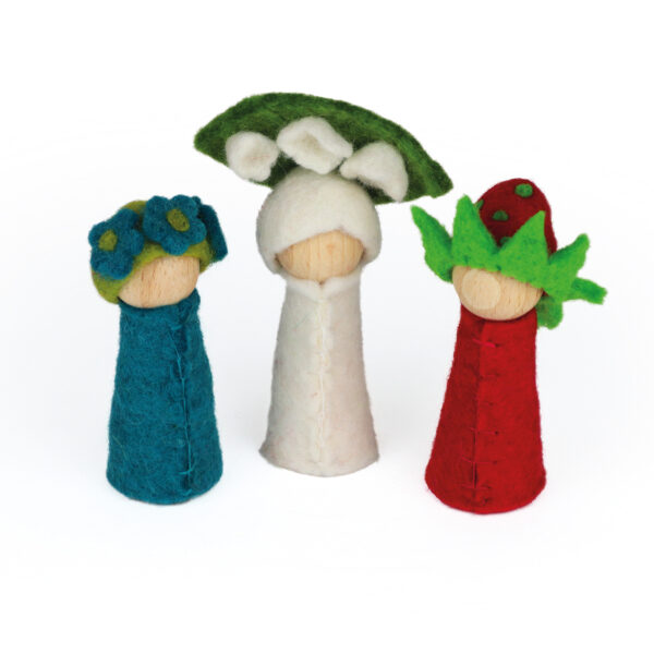 Holzspiel - Jahreszeiten Blumenkinder 12er Set – Bild 4