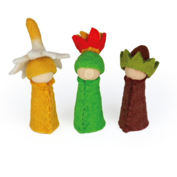 Holzspiel - Jahreszeiten Blumenkinder 12er Set – Bild 5