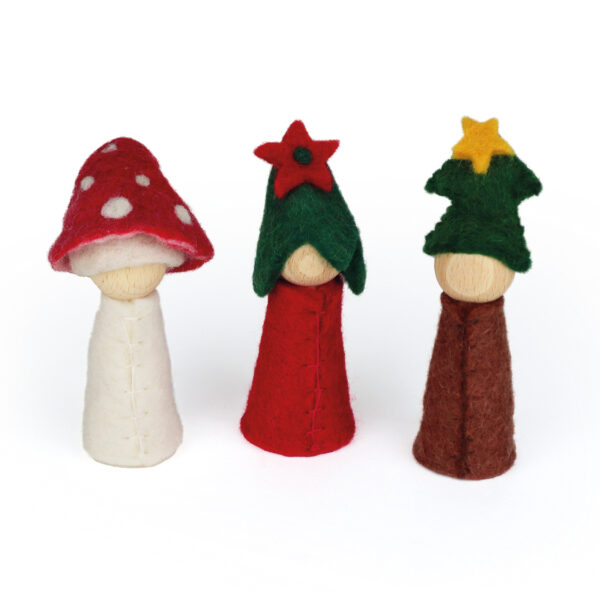 Holzspiel - Jahreszeiten Blumenkinder 12er Set – Bild 6