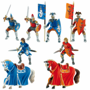 Spielfiguren Ritter mit Pferden - 8-tlg.